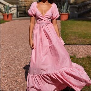 Alamour The Label Andrey Puff Sleeve Formal Dress